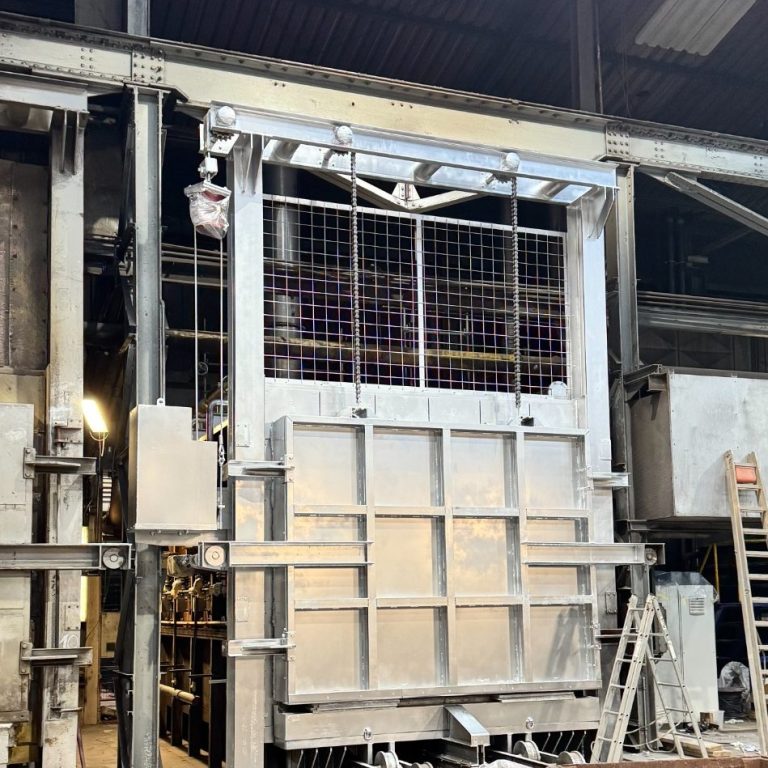 Stahlkonstruktion in Industriehalle